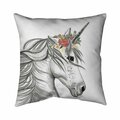 Fondo 26 x 26 in. Magic Unicorn-Double Sided Print Indoor Pillow FO2794061